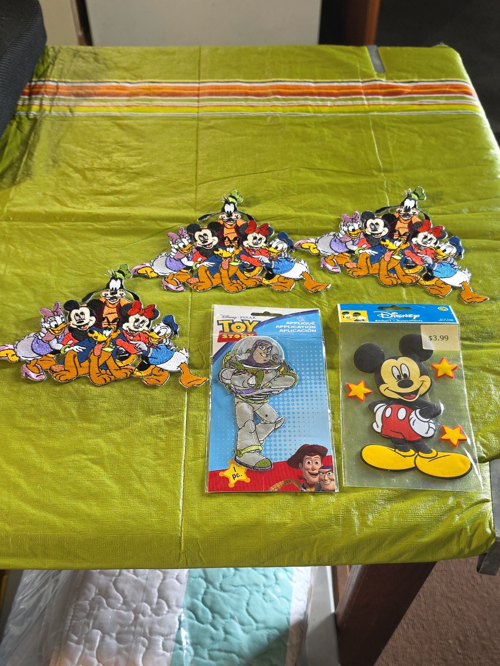 Disney Mickey & Friends Iron-On Patches - Bright Multi-Color